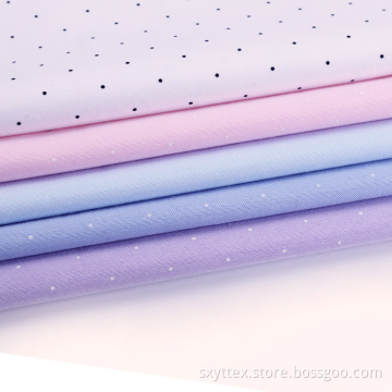 Cotton Polyester Oxford Cartoon Print Cotton Shirt Fabric